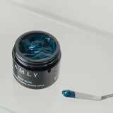 Deep Blue Floral Hydra Mask Amly